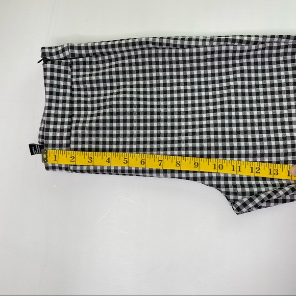 Forever 21 Black & White Checked Flare Pants - Picture 6 of 6
